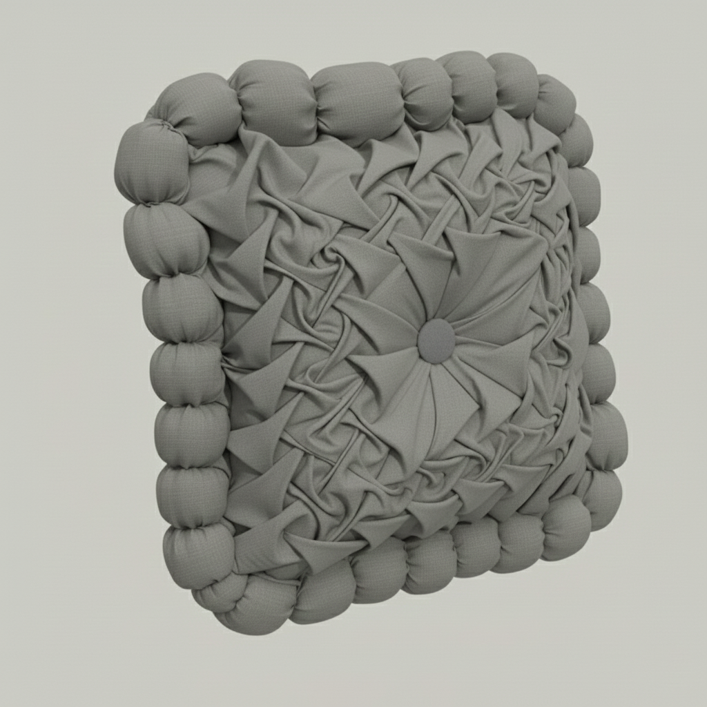 bubbel border cushion 5