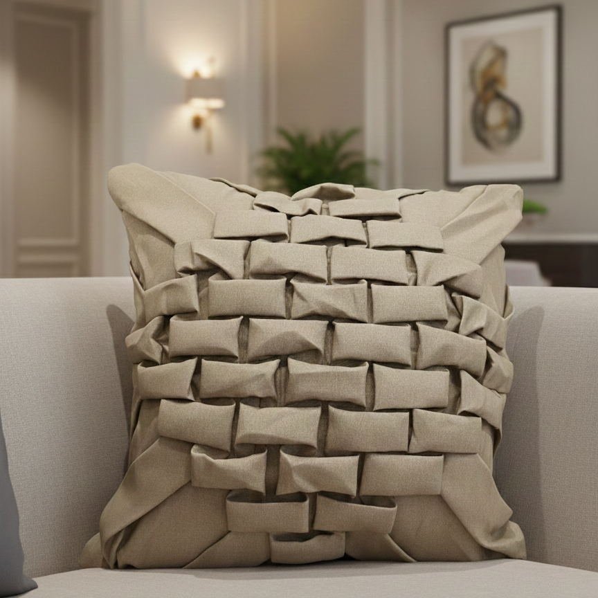 Premhilsha Brick Texture Cushion