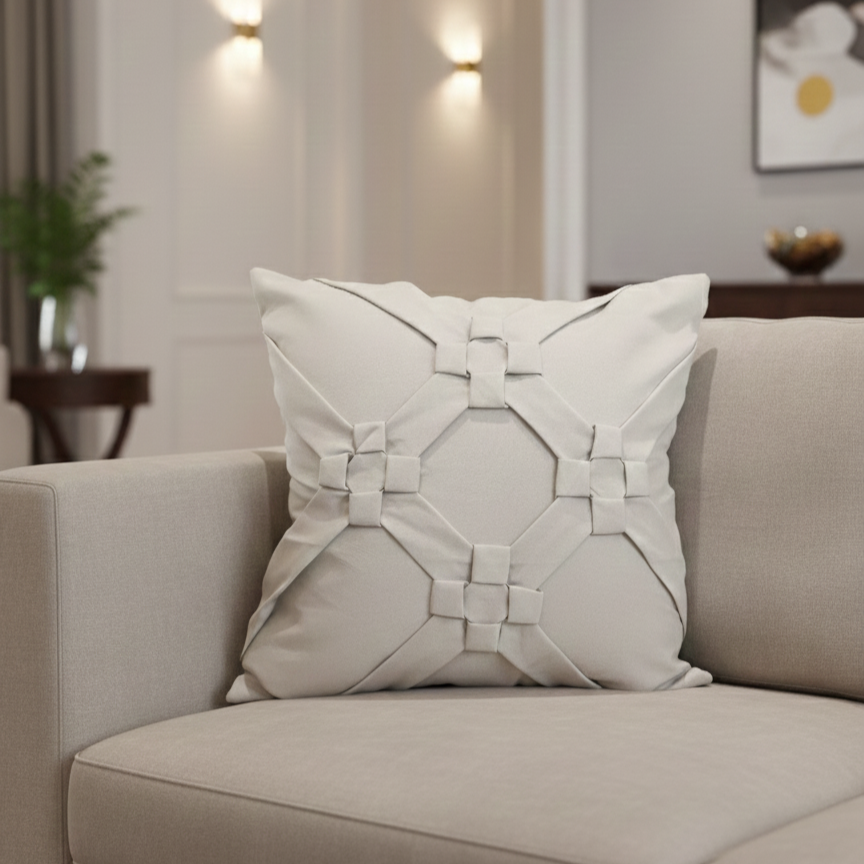 Premhilsha Box Pleat Cushion